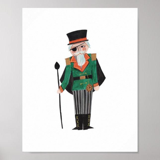 Nutcracker | Drosselmeyer | POSTER | Art Impressão (Frente)