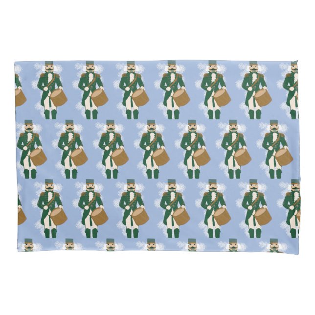 Nutcracker Frosted Blue Pillowcase (Frente)