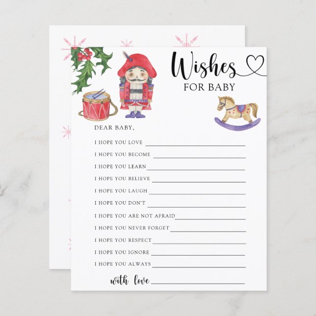 Nutcracker - Jogo do Partido | desejos de bebê (Frente/Verso)