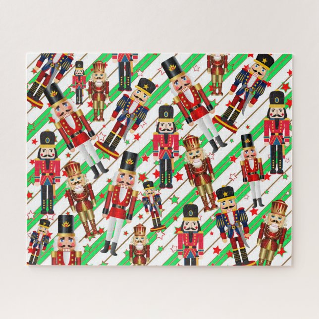 Nutcracker Tosse Quebra-cabeça do presente de Nata (Horizontal)