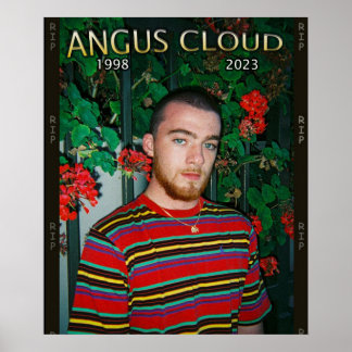 Nuvem Angus personalizável descansando em Poster d