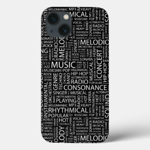 Nuvem da palavra do teste padrão da MÚSICA