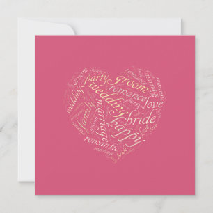 nuvem de palavras de casamento