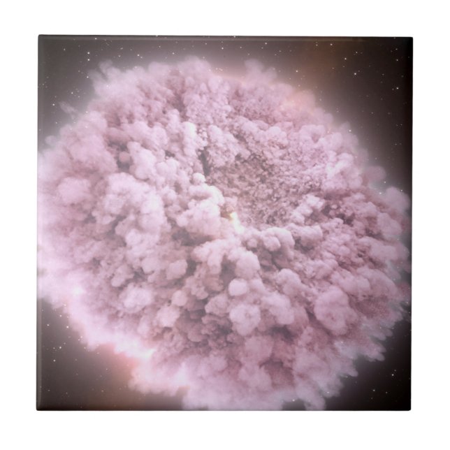 Nuvem De Resíduos De Duas Estrelas De Neutron (Frente)