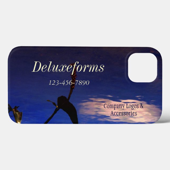 Nuvem de Silhouette Aquática (Verso (horizontal))