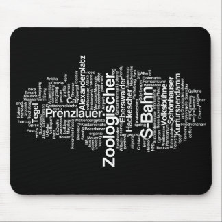 Nuvem do Tag de Berlim - Mousepad