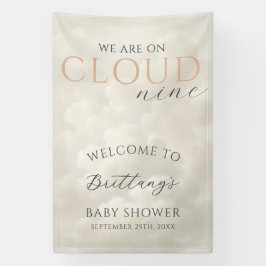 Nuvens Bem-vindo ao Chá de Bebê Cloud Nine