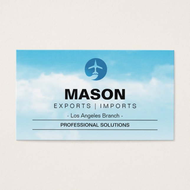 Nuvens Céu | Avião Voador (Frente)