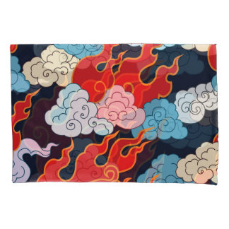 Nuvens, Chamas: Padrão de Vintagem Negra.