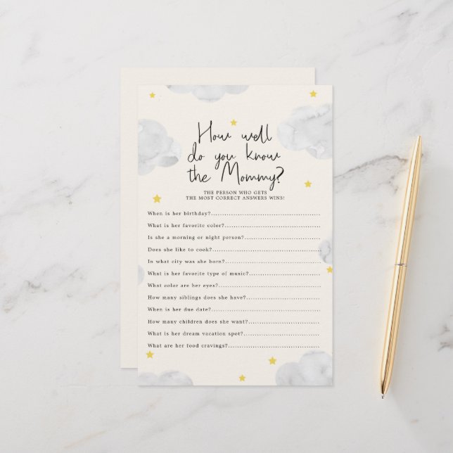 Nuvens Como Você Conhece Bem O Jogo De Chá de fral (Frente/Verso In Situ)