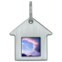 Nuvens cor-de-rosa