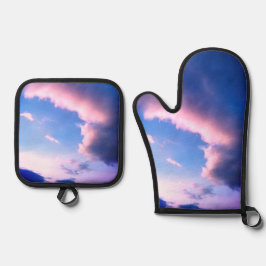 Nuvens cor-de-rosa