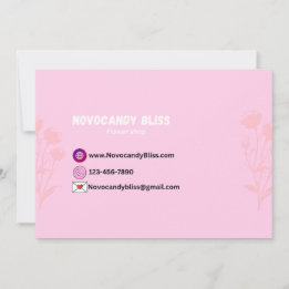 Nuvens cor-de-rosa Cartões de agradecimentos para 