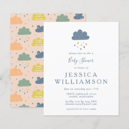 Nuvens de Orçamento e Gotas de Chuva no Chá de fra