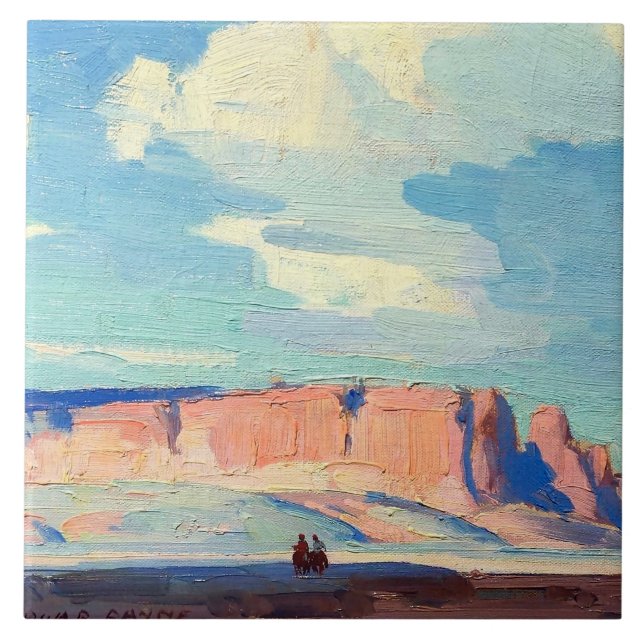 Nuvens do Arizona por Edgar Payne (Frente)