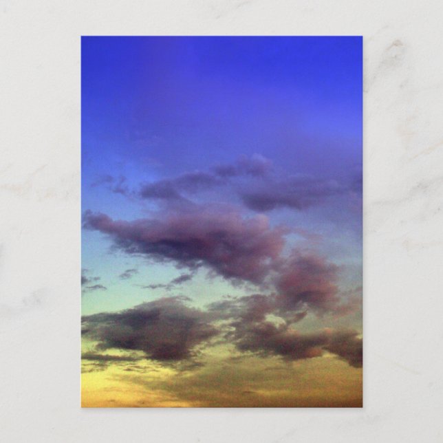 Nuvens em Cartões postais Sunset (Frente)
