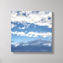 Nuvens na Canvas Wall Art