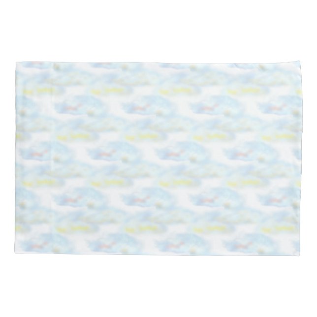 Nuvens Pastel Adoráveis em Branco (Verso)