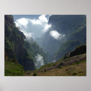 Nuvens & poster das montanhas