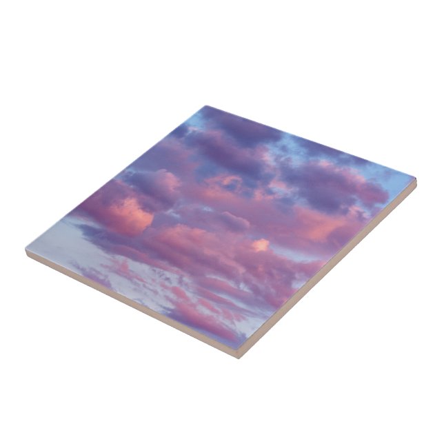 Nuvens rosadas e roxas (Lateral)