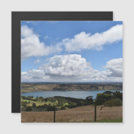 Nuvens sobre o Lago Gnotuk Camperdown Placa Magnét