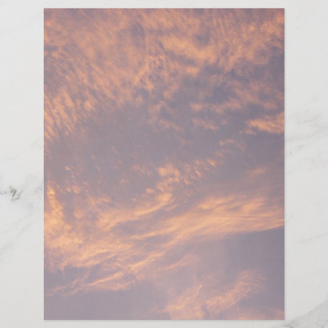 Nuvens solares II Pastel Abstrato Natureza (Frente)