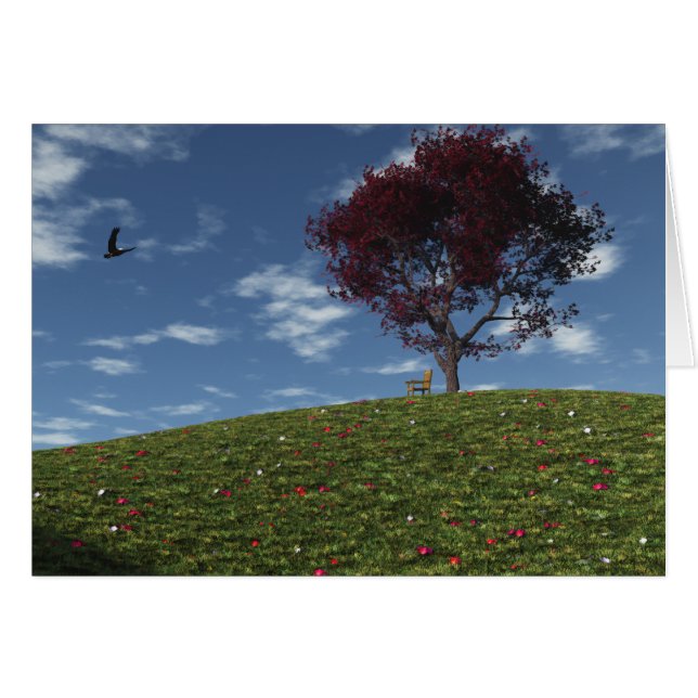 Nuvens velejam por cartão (Frente Horizontal)