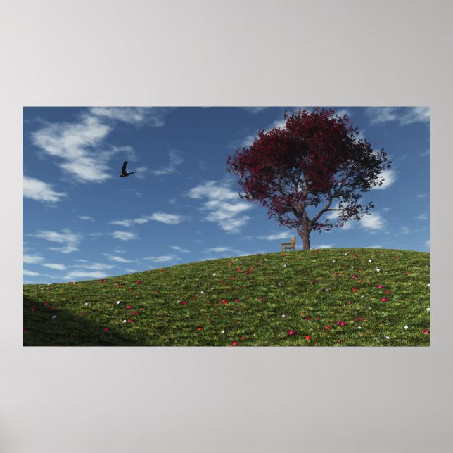 Nuvens velejam por Impressão (Frente)