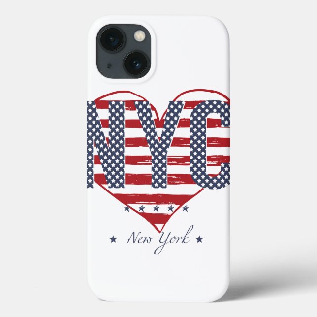 NYC American Flag Heart (Verso)