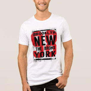 NYC Boroughs Grit Tee - Estilo Urbano Negrito
