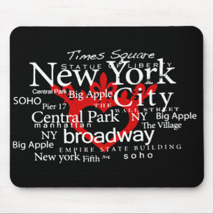 NYC em meu coração Mousepad
