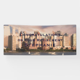 NYC Lower Manhattan Skyline - Faixa de Retirmento