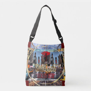 NYC Printed Tote Bag: Chic Urbano na ponta da pont
