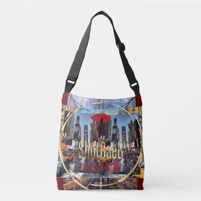 NYC Printed Tote Bag: Chic Urbano na ponta da pont (Frente)