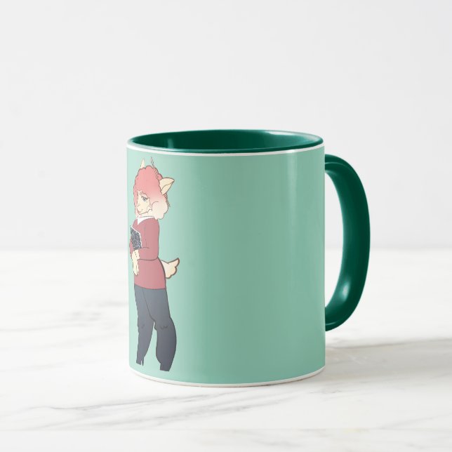 NYGEL Baaarbra, caneca de dois tons, 15 oz (Frente Esquerda)