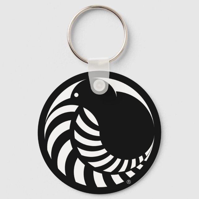 NZ Kiwi / Silver Fern Chaveiro (Frente)
