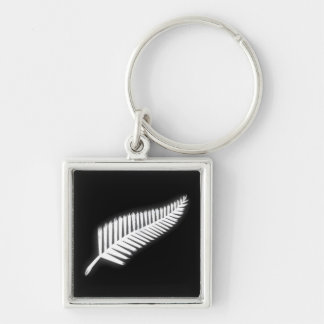 NZ Silver Fern National Emblem Patriotic Chaveiro