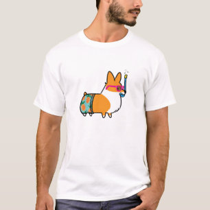 O abacaxi do Corgi do verão Shorts a camisa