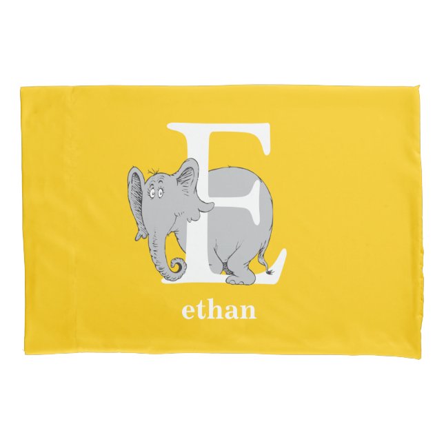 O ABC do Dr. Seuss: Carta E - Branco| Adicione Seu (Frente)