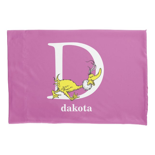 O ABC do Dr. Seuss: Letra D - Branco| Adicione Seu (Frente)