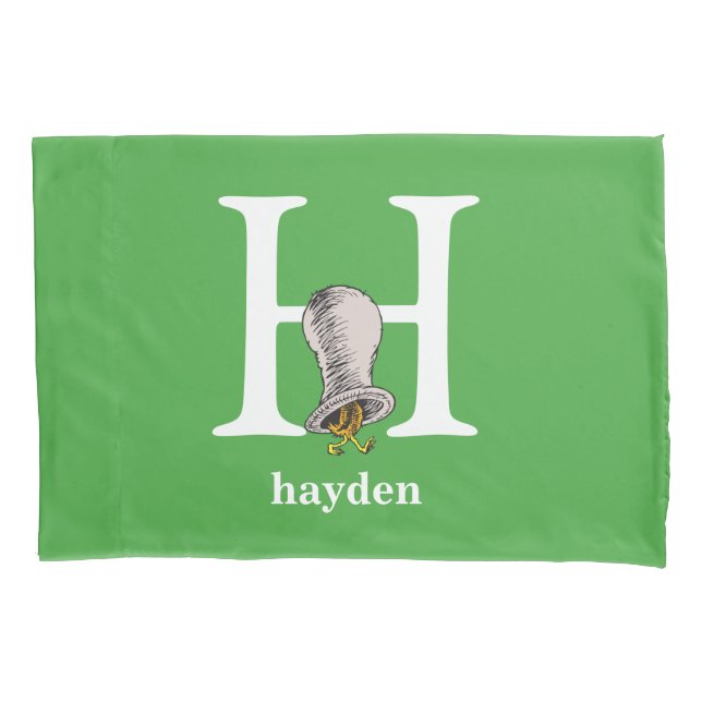 O ABC do Dr. Seuss: Letra H - Branco| Adicione Seu (Frente)