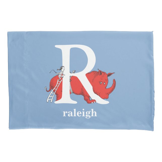 O ABC do Dr. Seuss: Letra R - Branco| Adicione Seu (Frente)