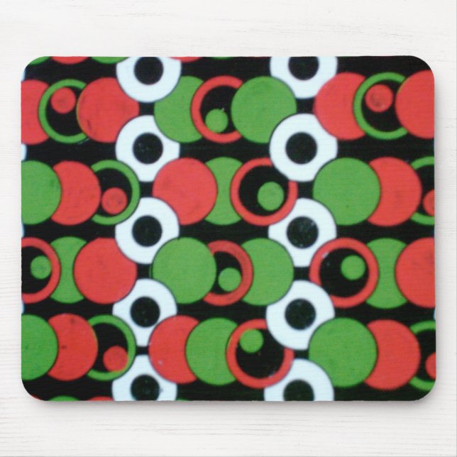 O abstrato encontra o Bauhaus Mousepad (Frente)