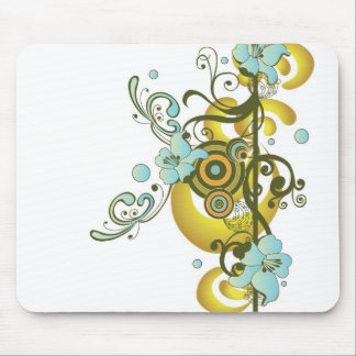 O abstrato floresce Mousepad