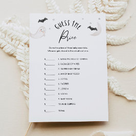 O AÇÚCAR adivinha o cartão do Chá de fraldas