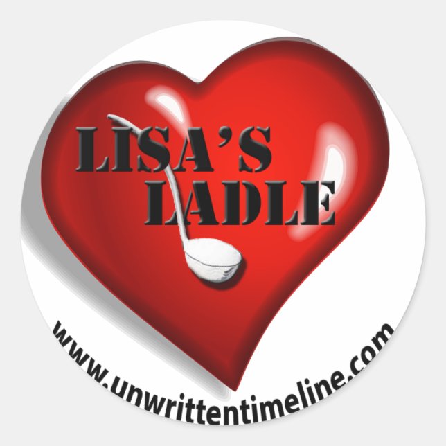 O adesivo da Lisa Ladle (Frente)