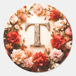 O adesivo de envelope Letter T