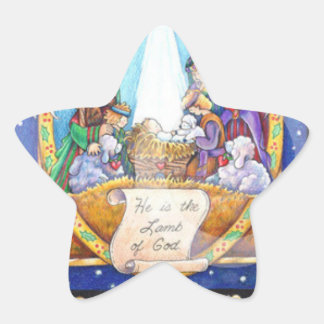 O adesivo de Natal nas Estrelas