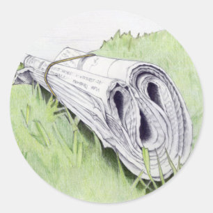 O adesivo de notícias