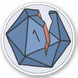 O adesivo do logotipo daqueles naturais